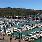 Cathy Duplex Plein Sud Vue Port Avec Piscine Interieure Chauffee דירה