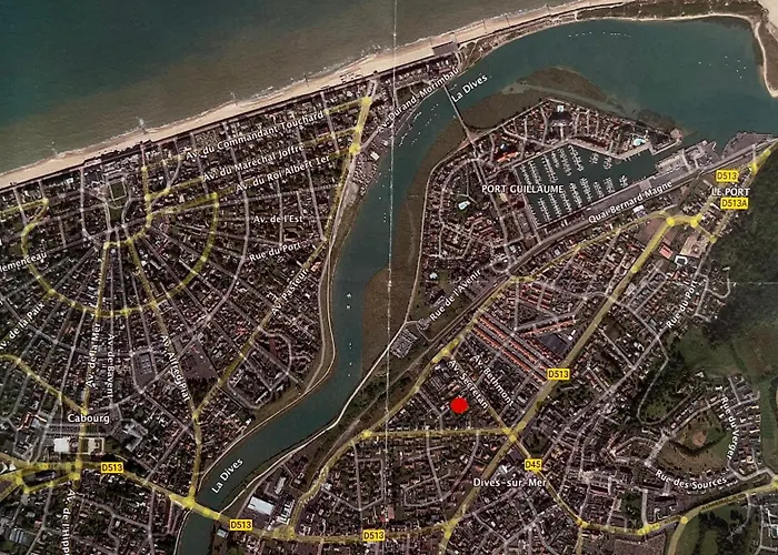 公寓 Cathy Duplex Plein Sud Vue Port Avec Piscine Interieure Chauffee 滨海迪沃